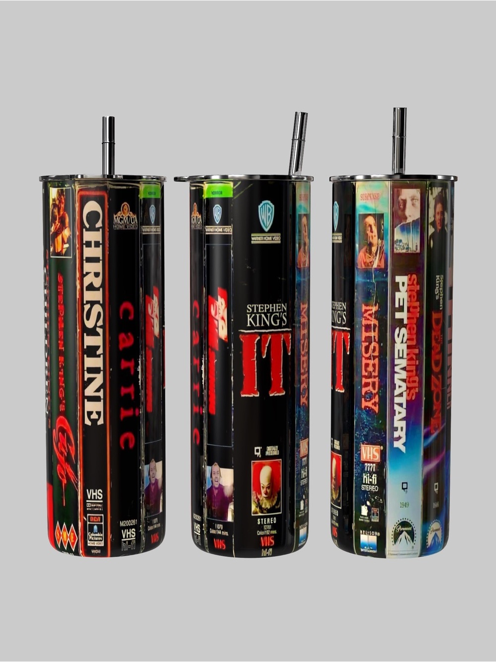Throw Back Horror Movies VHS Style 20oz Tumbler